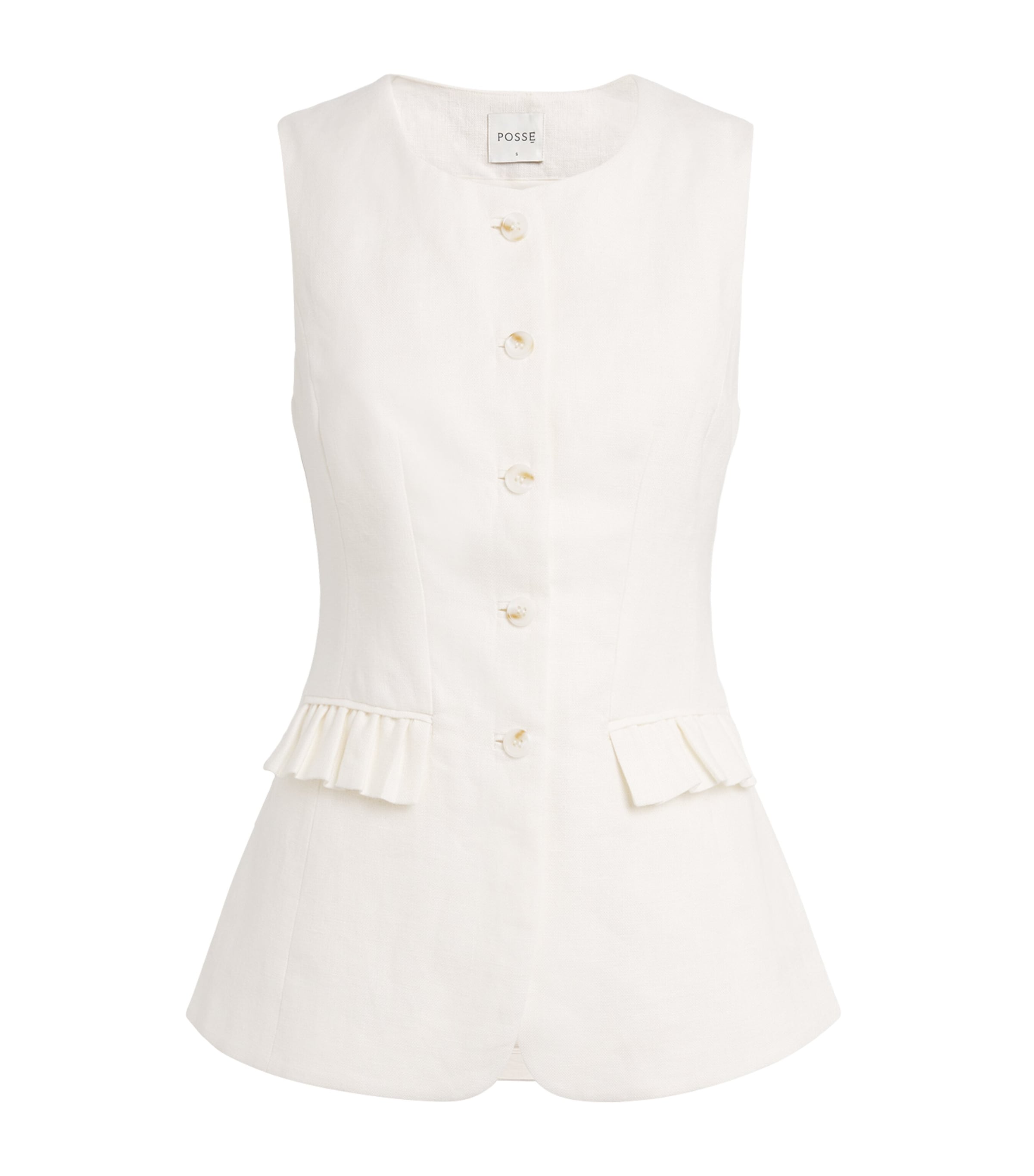 Posse Linen Matilda Tailored Top | Women Clothing | Coats & Jackets | Blazers | Tops | Workwear | Designers | Posse