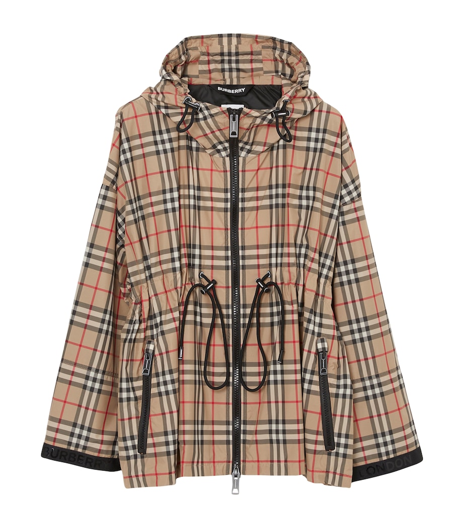 Check Hooded Jacket ARCHIVE BEIGE IP CHK Image 1