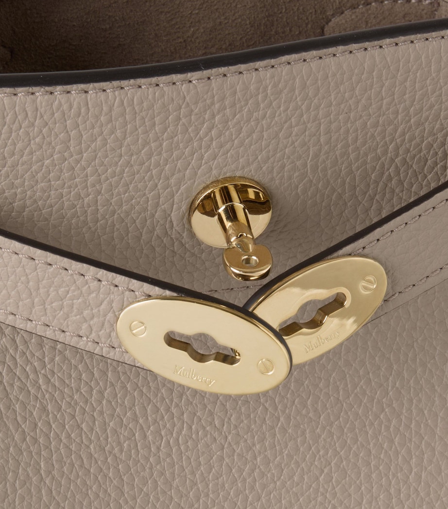 Leather Islington Bucket Bag CASHMERE TAUPE Image 6