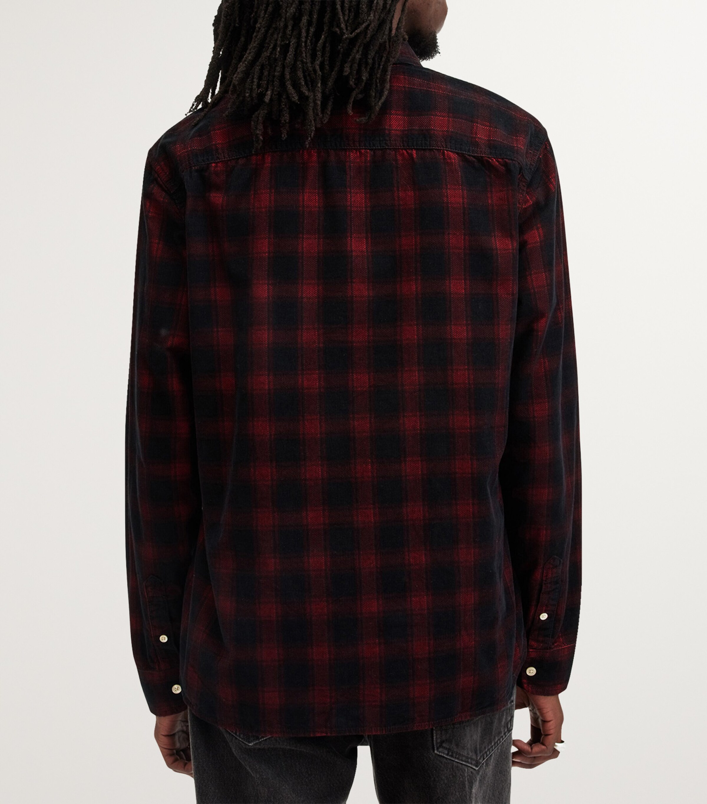 AllSaints Mens Manray Shirt Machine Blue Image 6