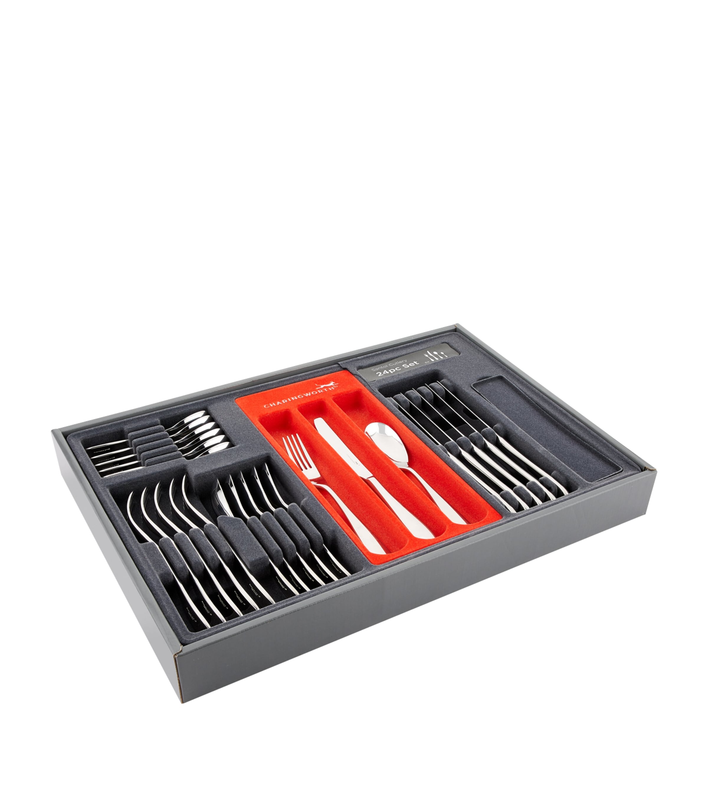 Charingworth Santol Stainless Steel 24-Piece Cutlery Set | Dining | Cutlery | 5236