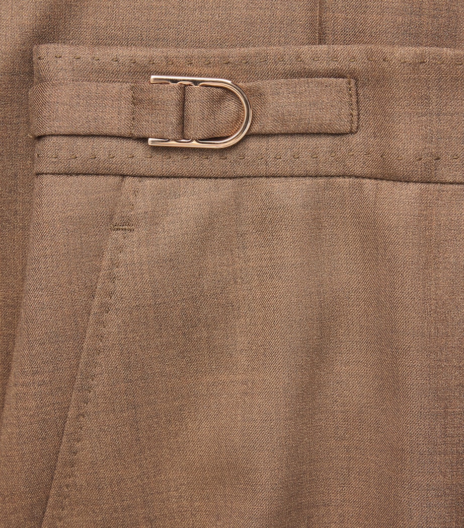 Gabriela Hearst Womens Cotton Vesta Straight Trousers Cht Chestnut Image 6