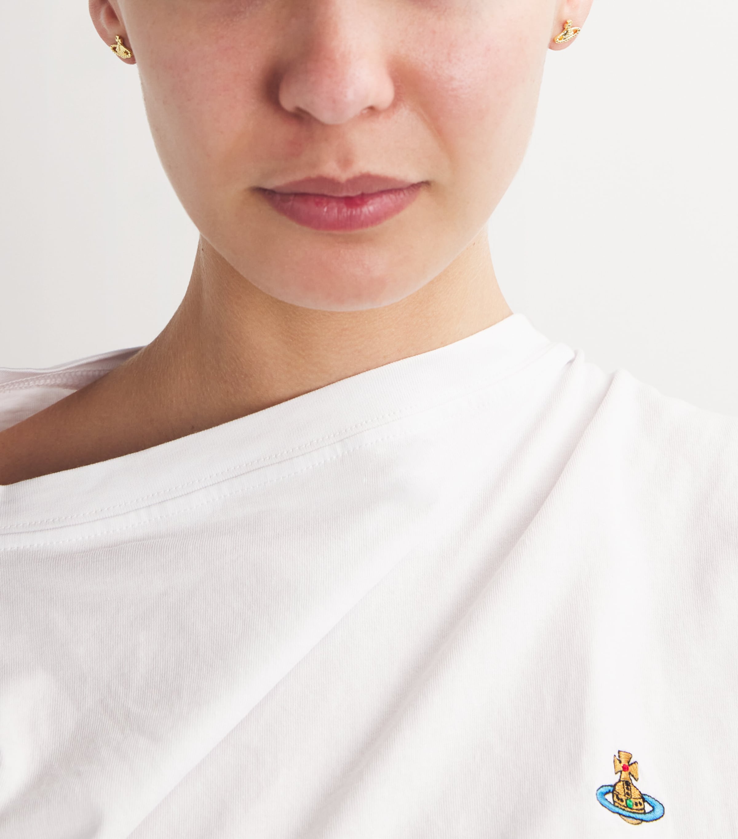 Vivienne Westwood Farah Stud Earrings Gold Image 2