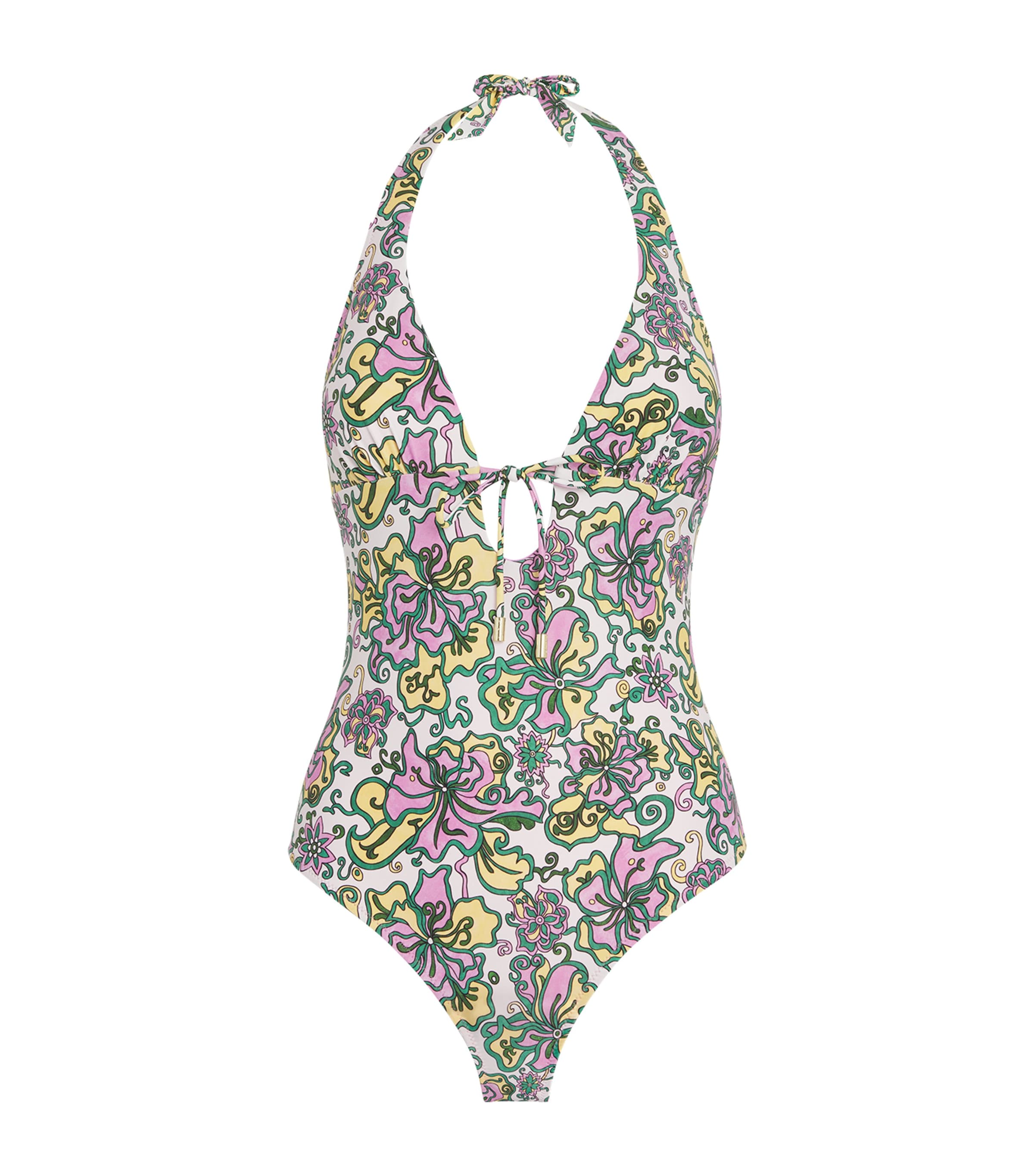 Heidi Klein X Liberty King's Road Swimsuit In Gray
