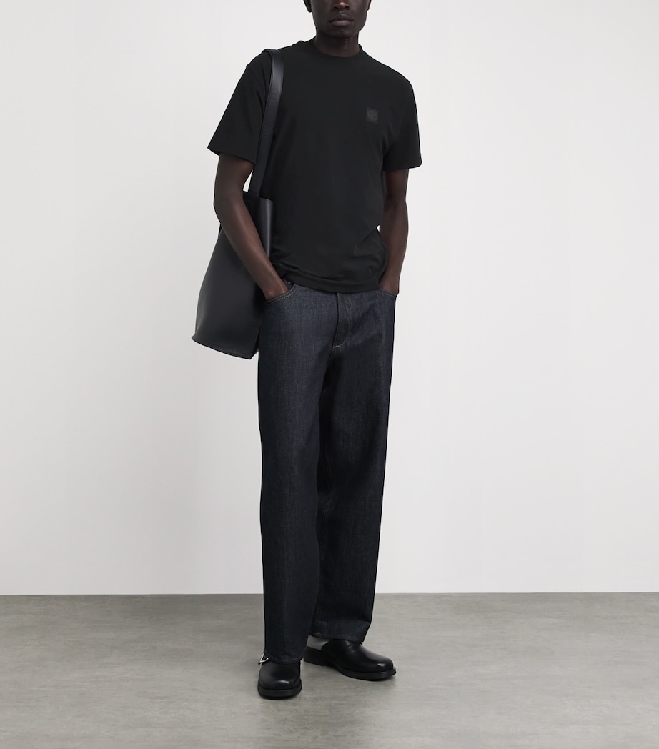 Stone Island Mens Organic Cotton Ghost T-Shirt Image 2