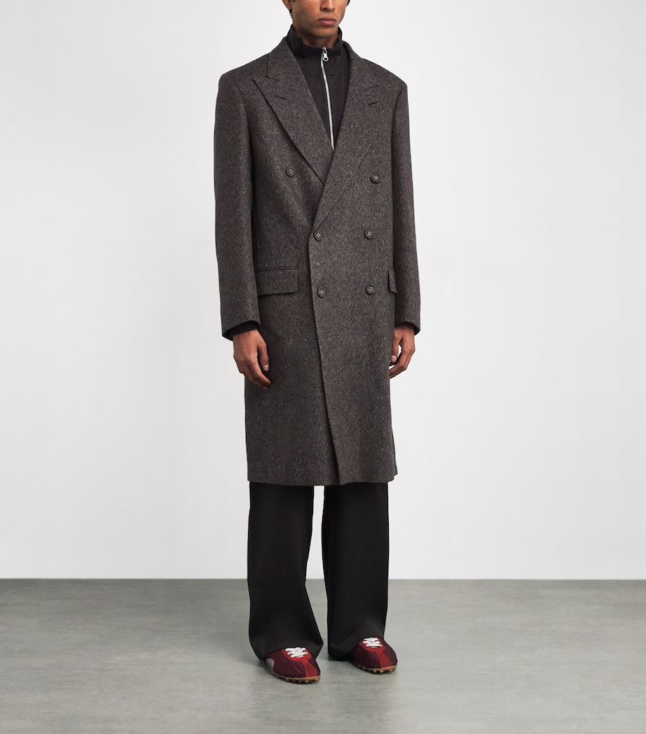 Wool Mayfair Coat GREY MELANGE Image 3