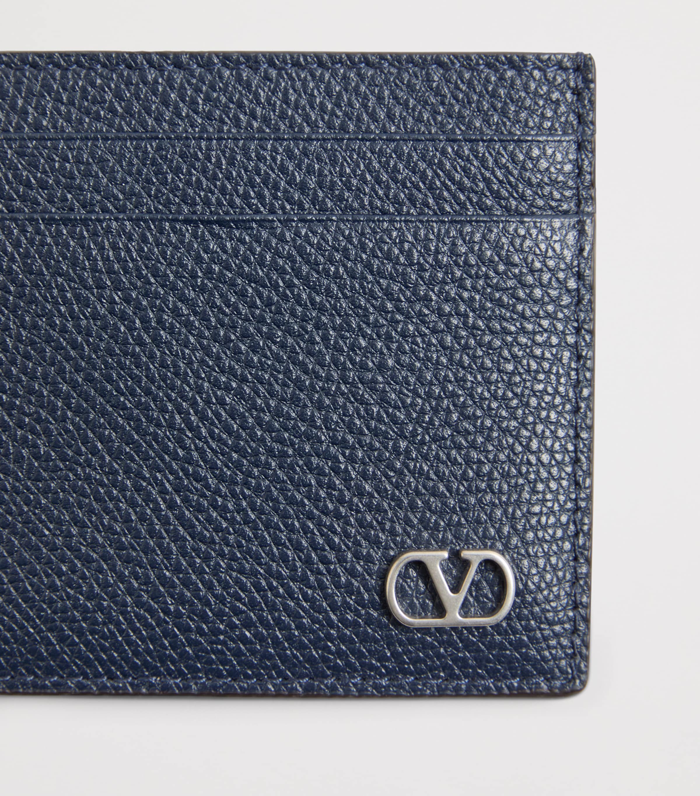 Leather VLogo Signature Card Holder M30 Image 5