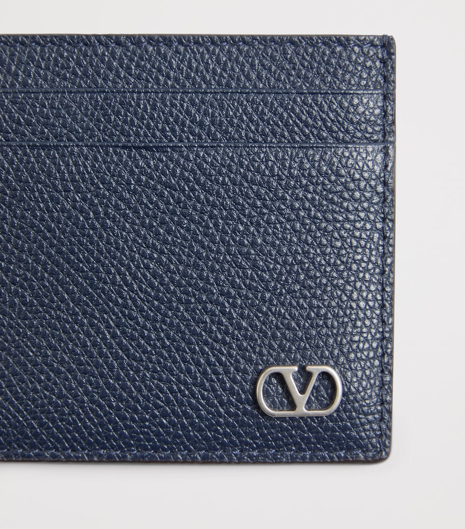Leather VLogo Signature Card Holder M30 Image 5