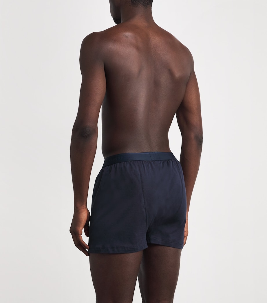 Superfine Cotton Boxer Shorts BUAA - NAVY Image 3