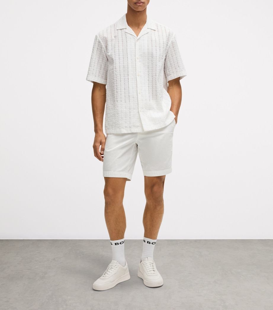 Stretch-Cotton Slim Shorts 100 Image 6