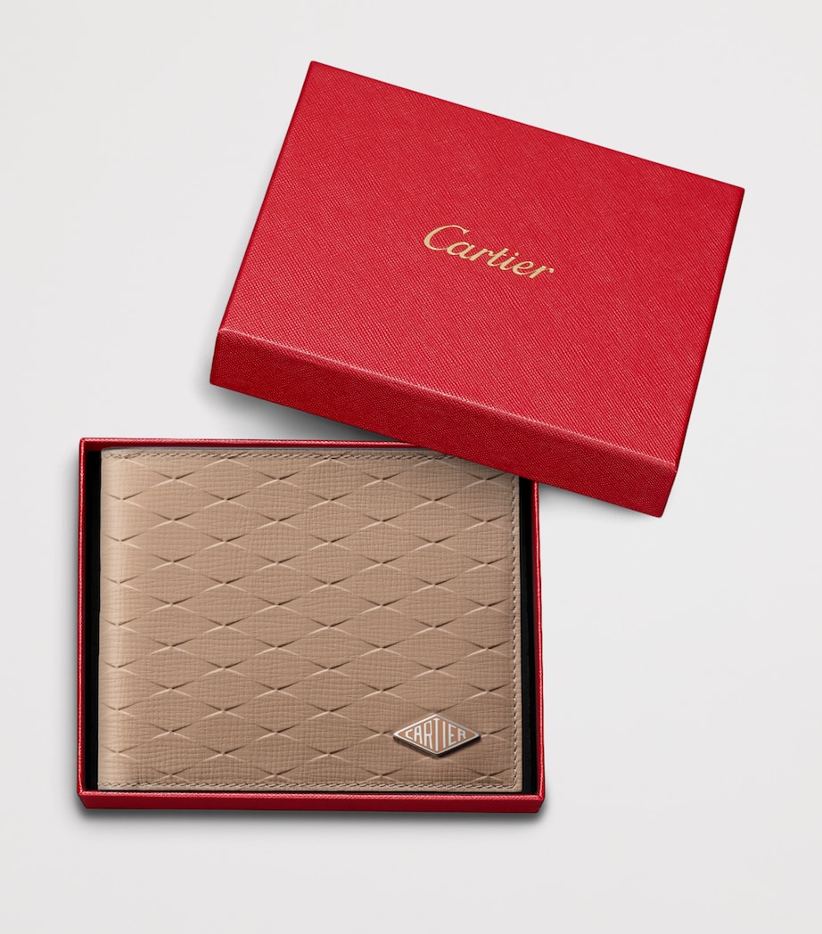 Cartier Leather Cartier Losange Wallet Beige Image 5