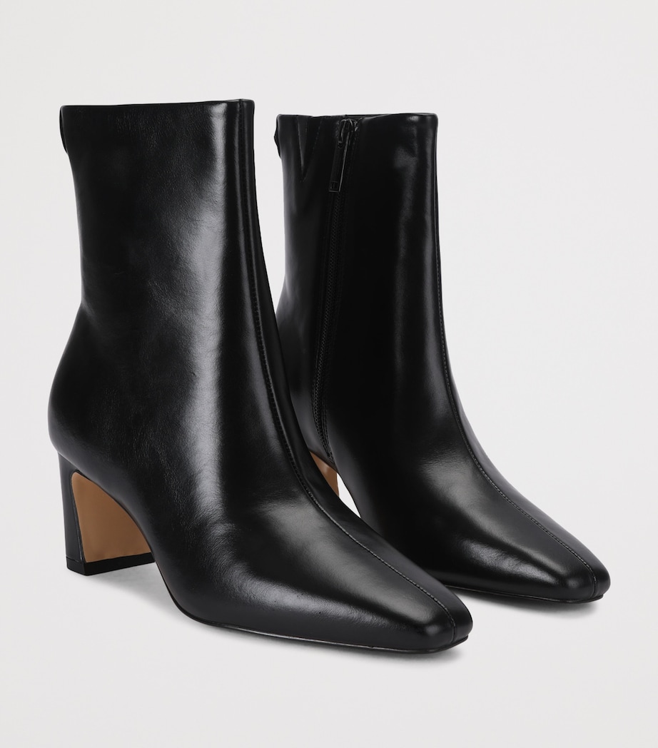 Kurt Geiger London Leather Billy Ankle Boots Black Image 2