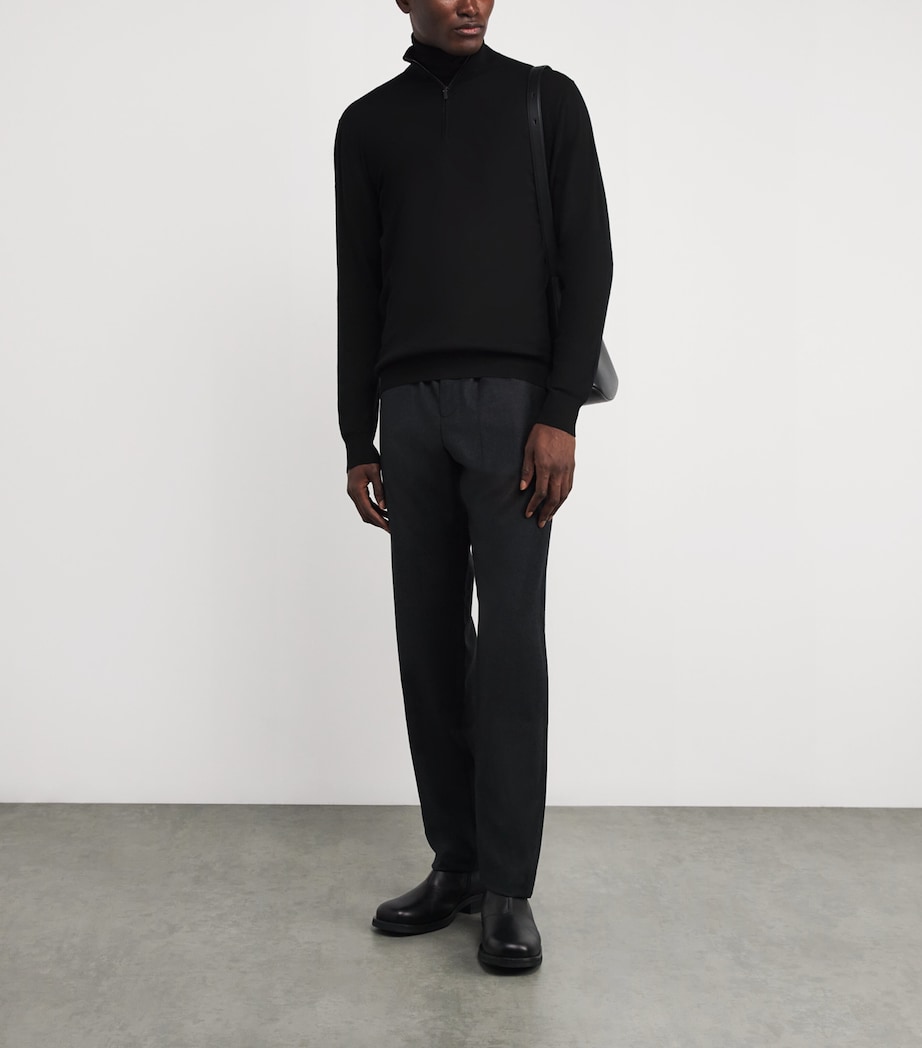 Kid Wool Quarter-Zip Sweater 10000 Image 2