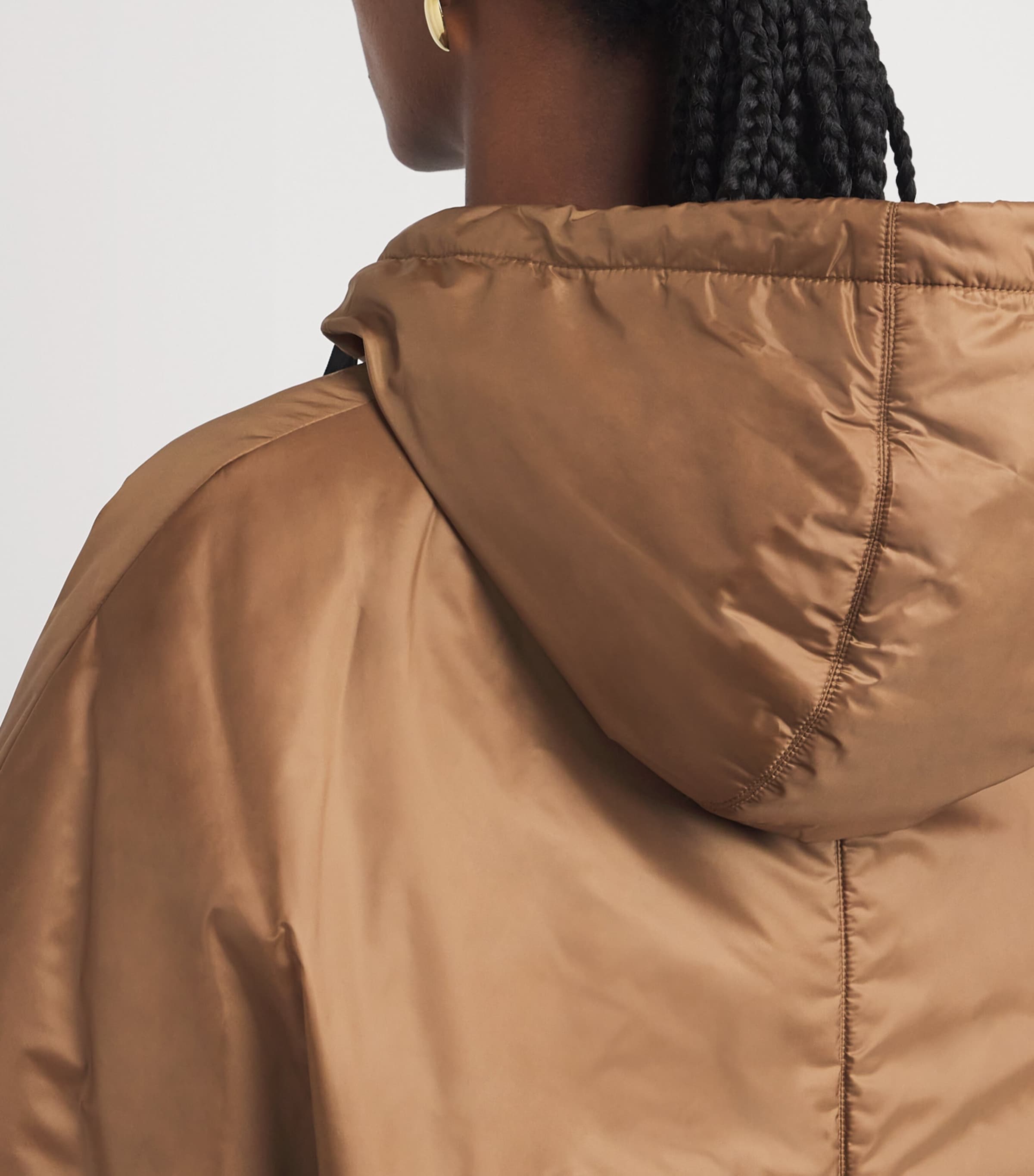 Hooded Cape CARAMEL Image 6