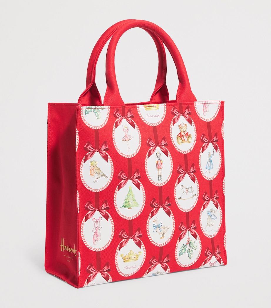 Small Christmas Nutcracker Shopper Bag NEUTRAL Image 2