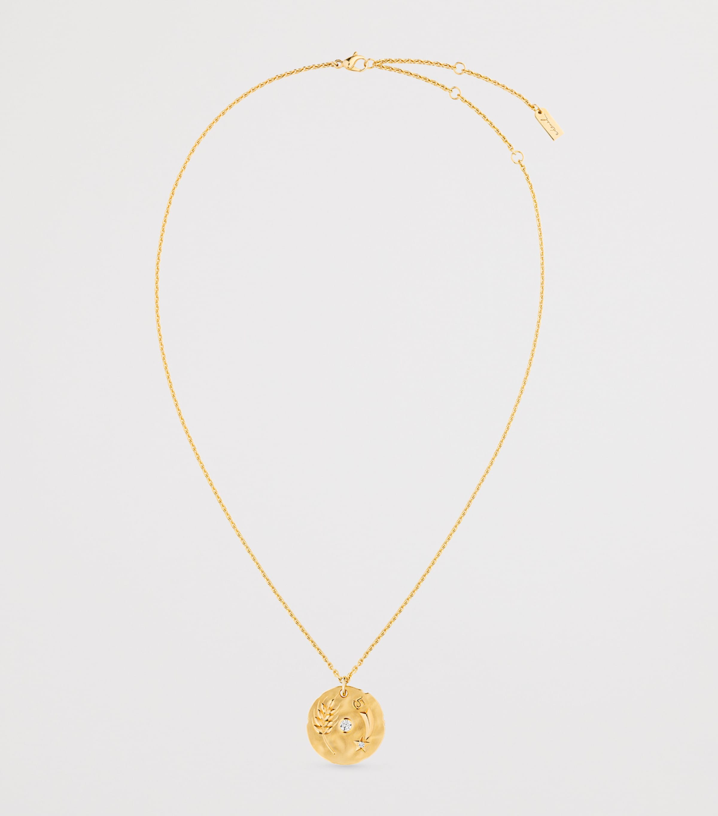 Yellow Gold and Diamond Chance de Chanel Talismans Necklace YELLOW Image 3