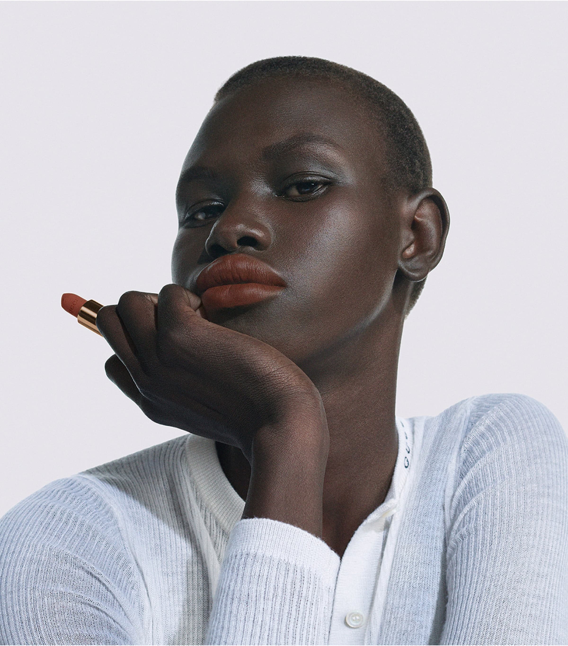 Gucci Rouge à Lèvres Matte Lipstick Sunset Image 5