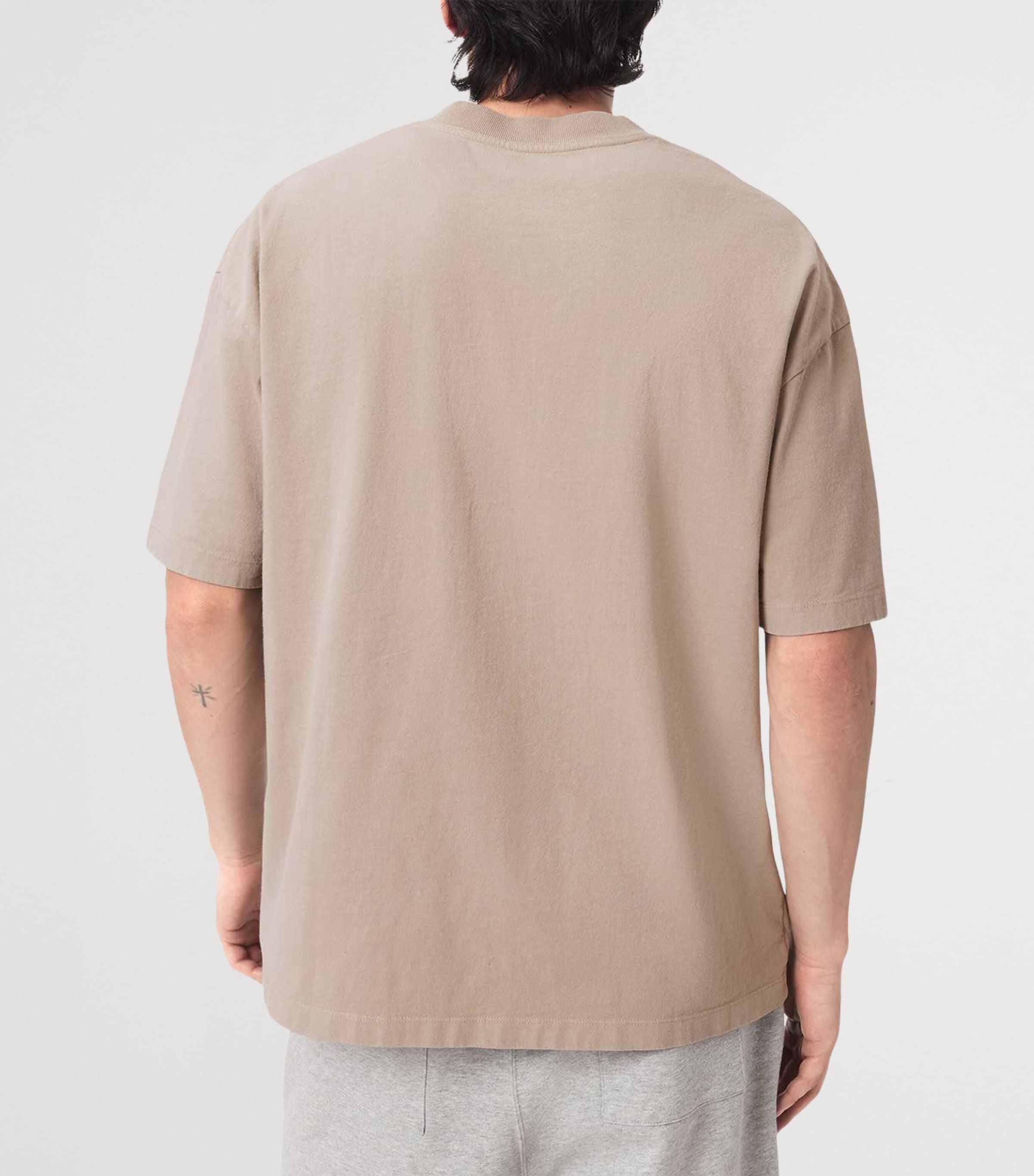 AllSaints Mens Organic Cotton Xander T-Shirt Dusk White Image 4