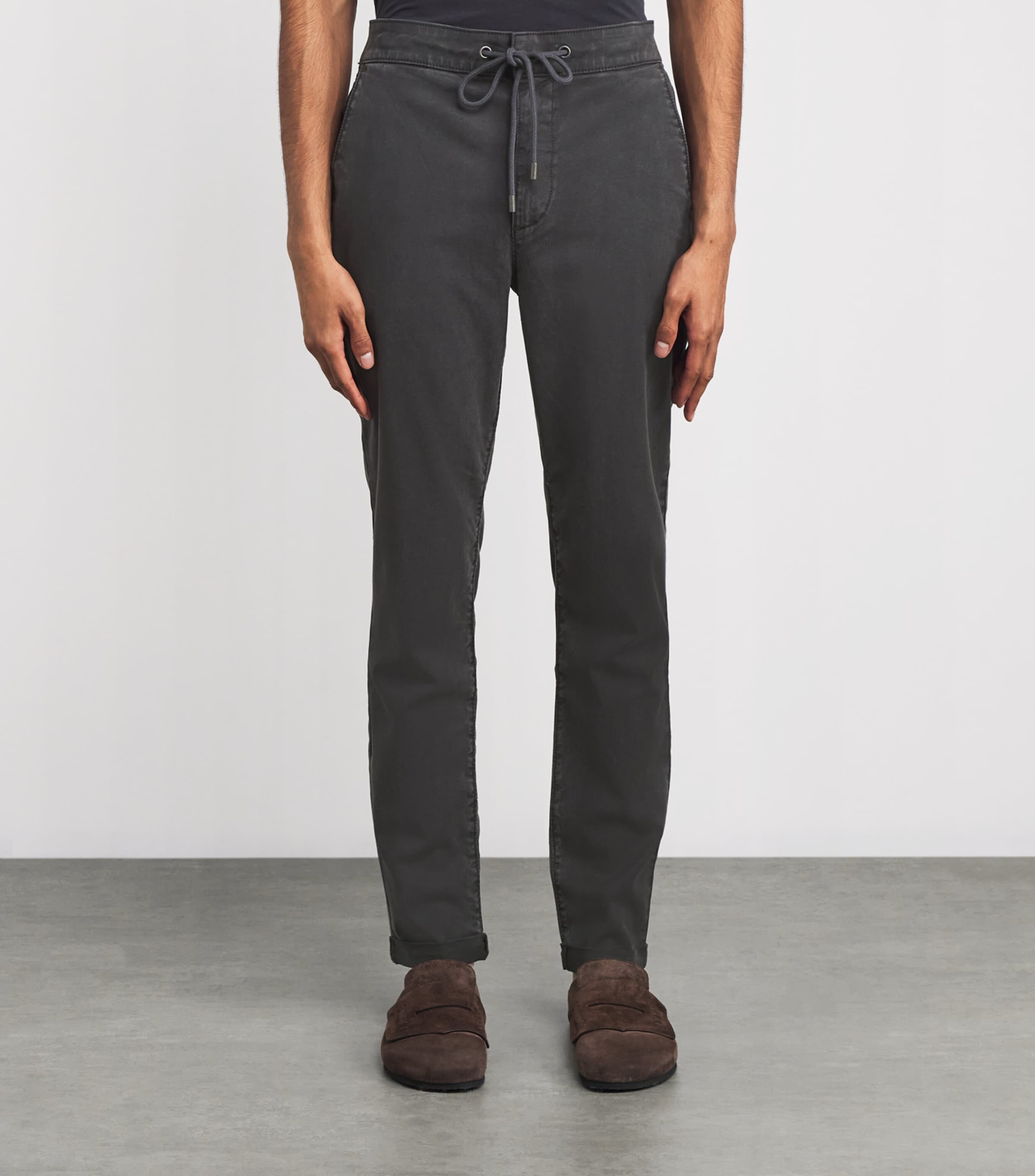 Drawstring Fraser Chinos VINTAGE WASHED BLACK Image 3
