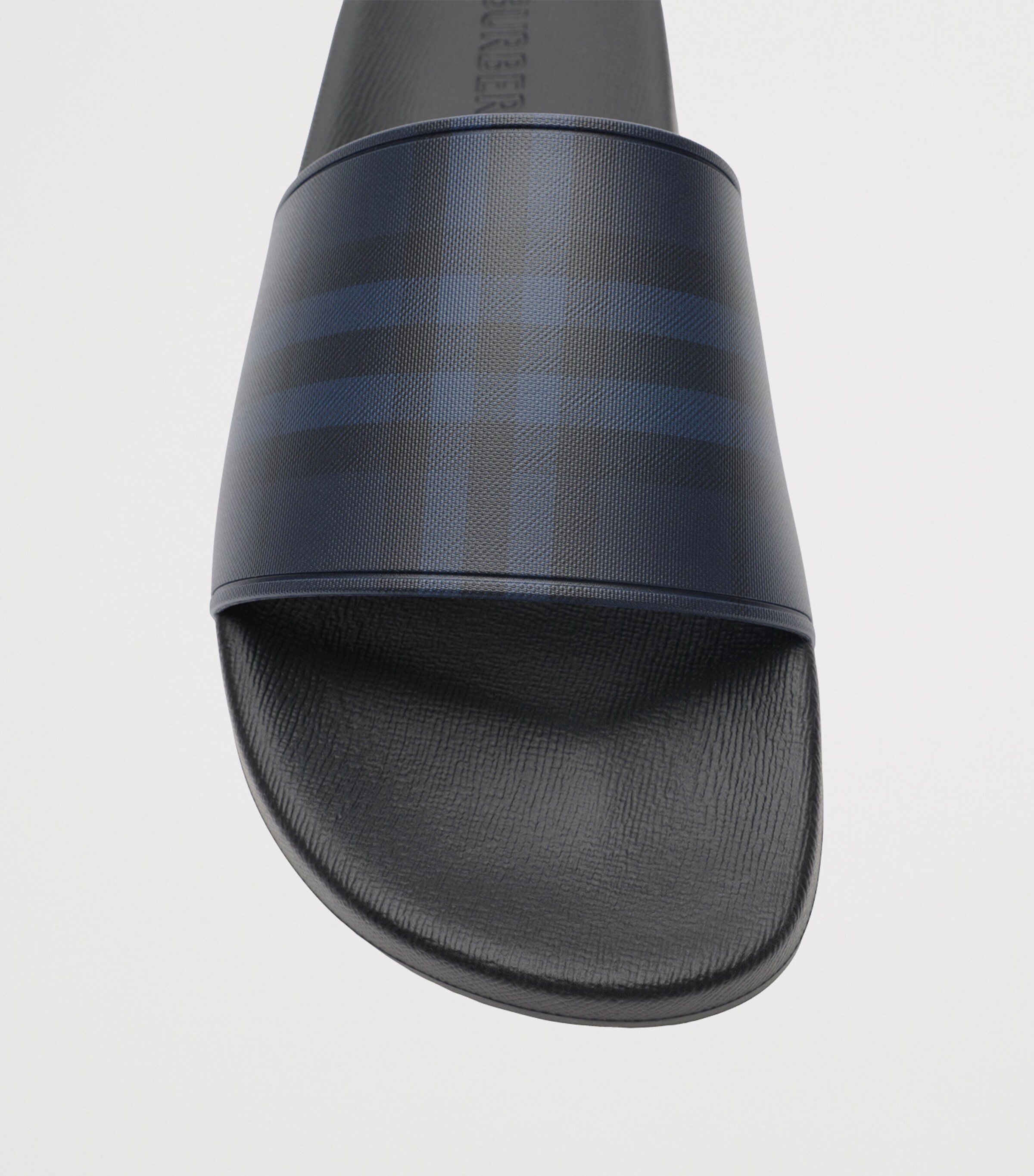 Burberry Check Slides Navy Ip Check Image 6