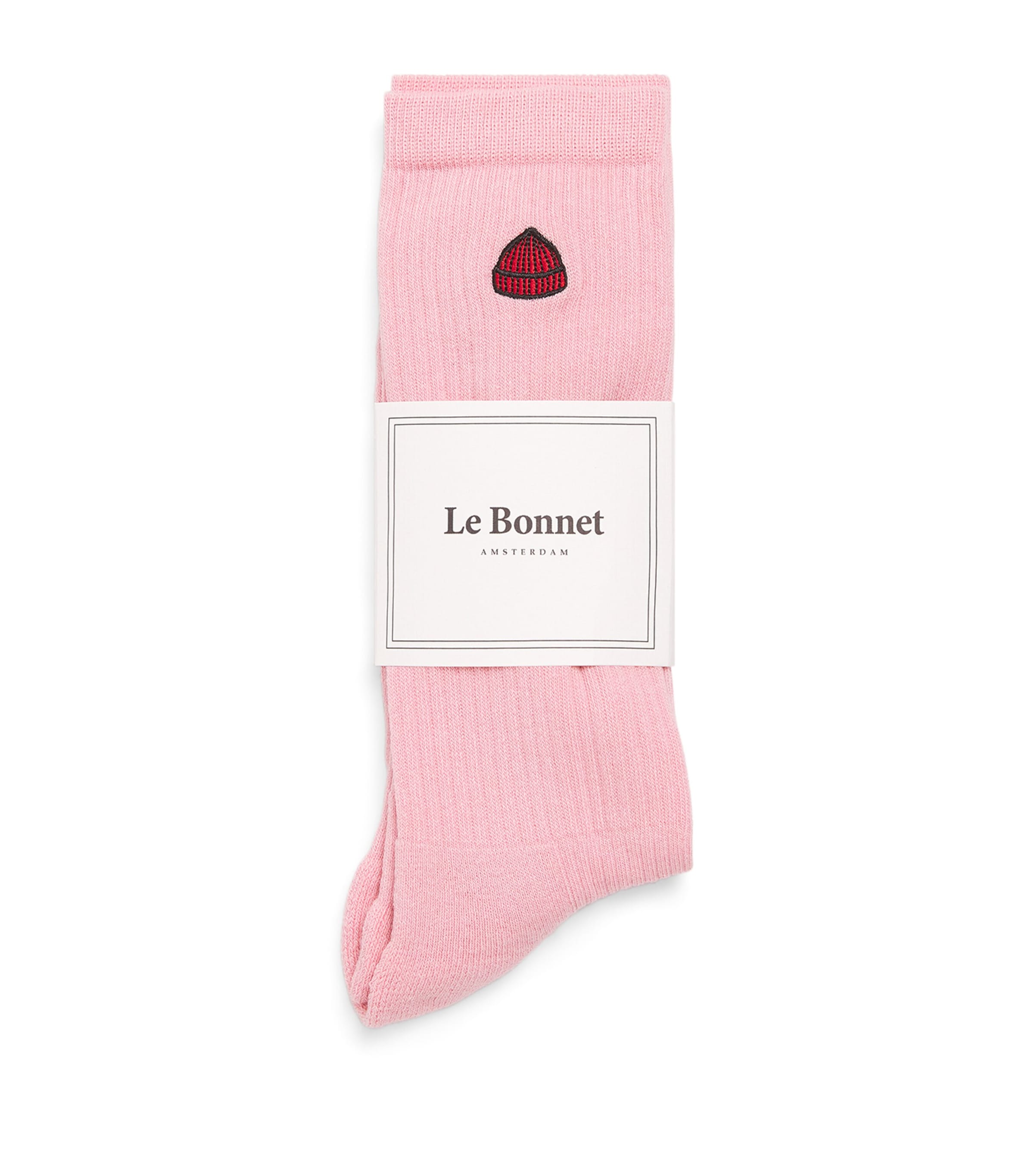 Cotton-Blend Logo Socks BLUSH Image 1
