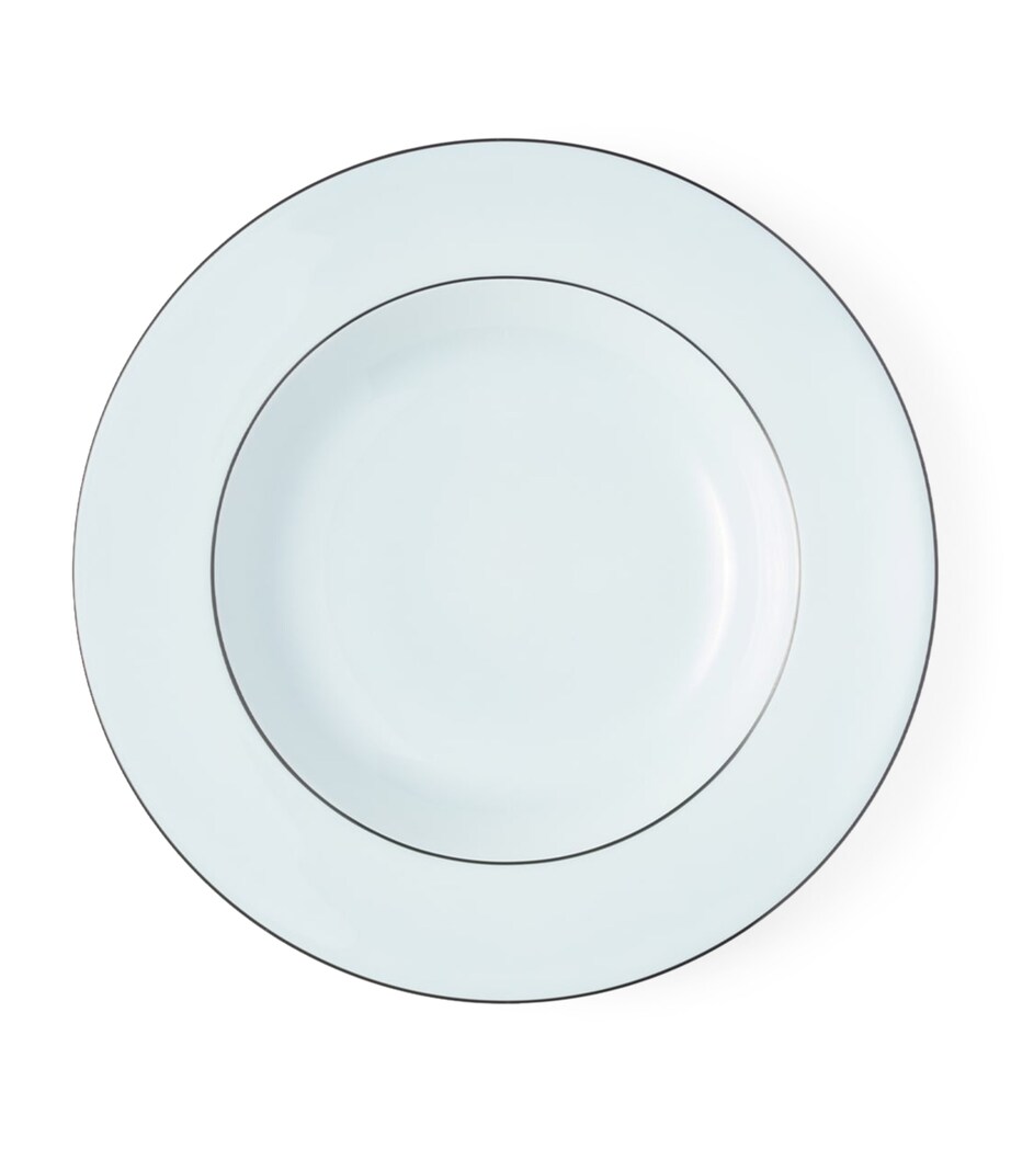 Set of 2 Porcelain Soup Plates (22cm) F03HV Image 1