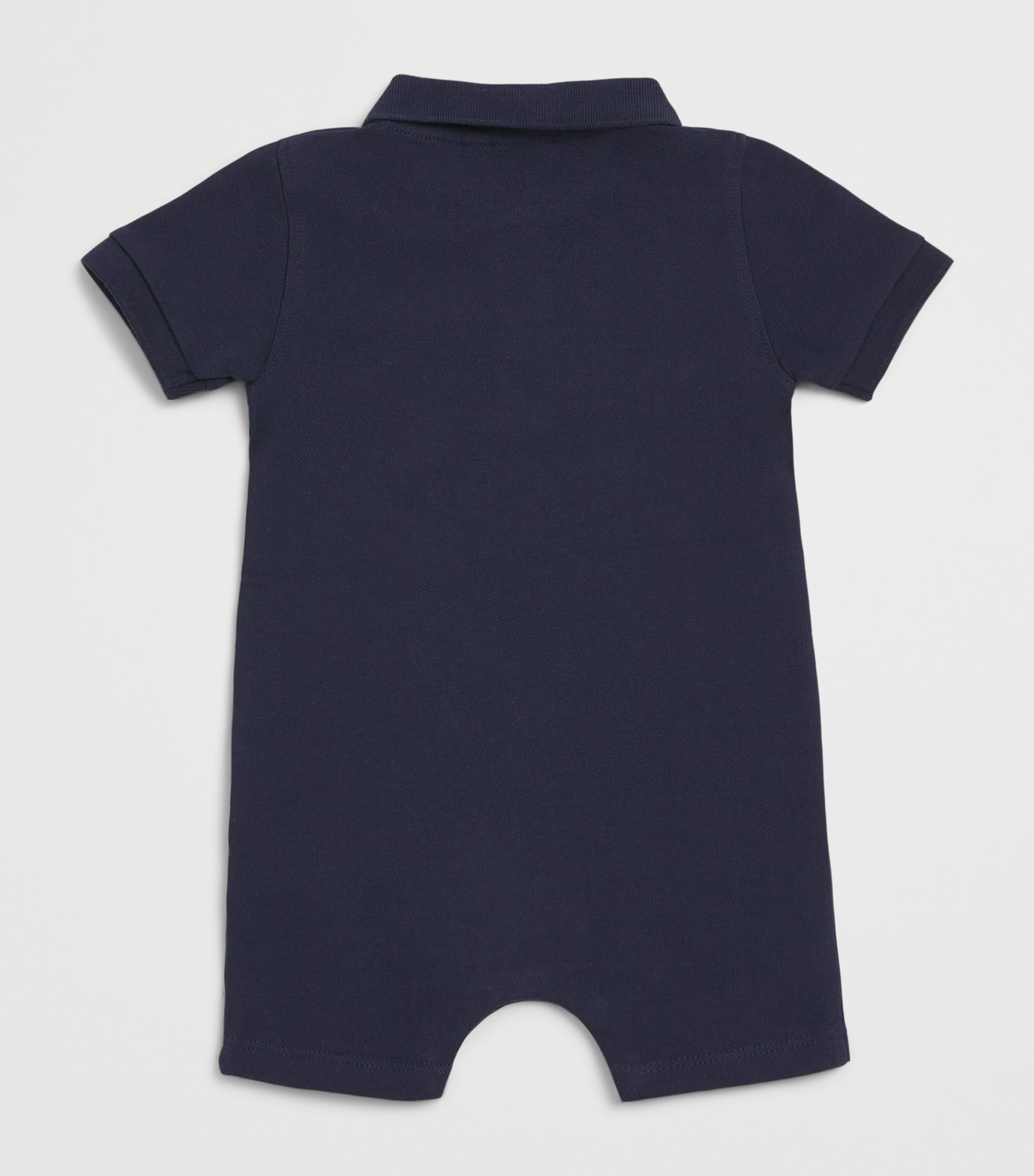 BOSS Kidswear Cotton Piqué Logo Playsuit (1-18 Months) Image 2