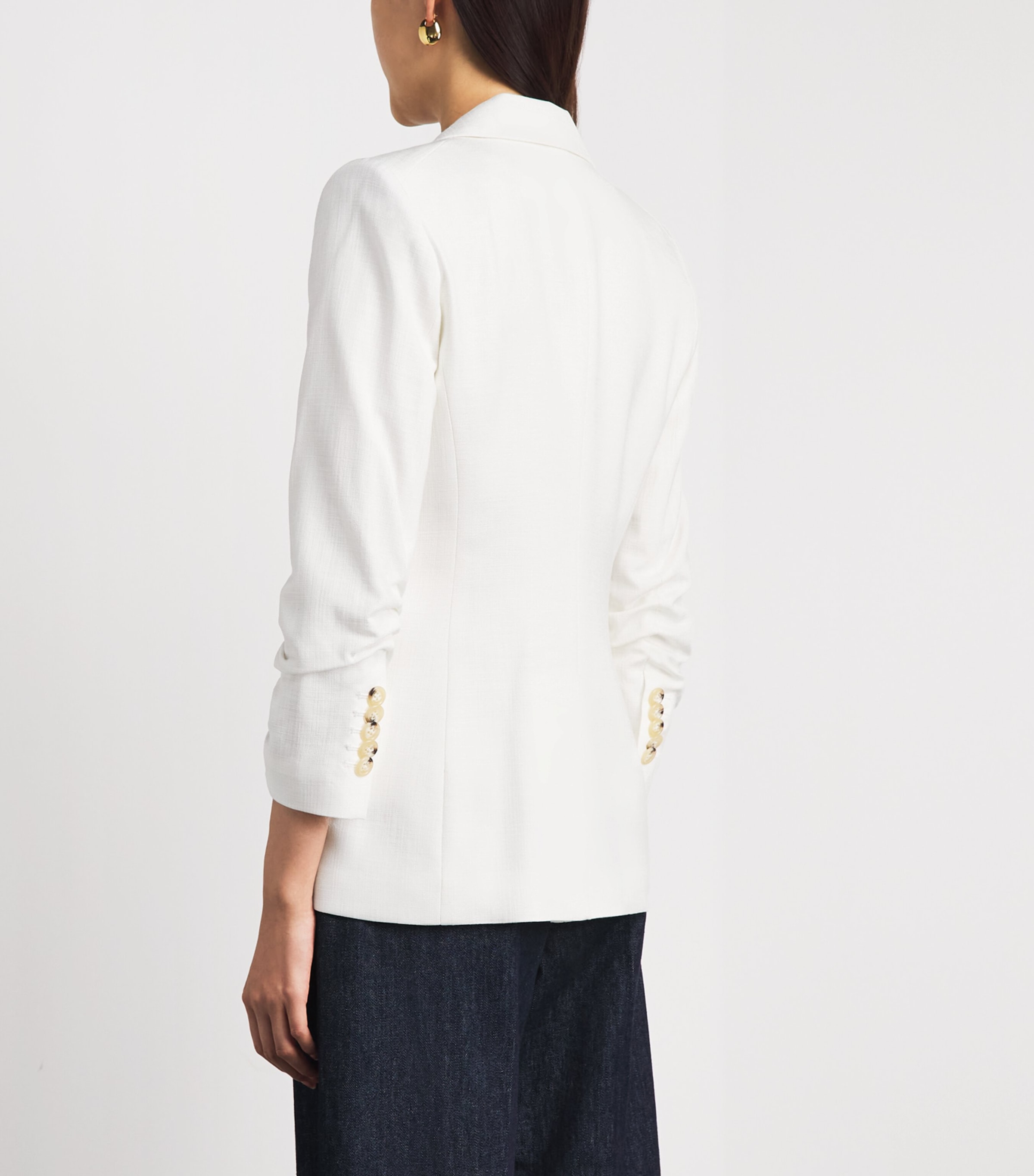 Veronica Beard Womens Battista Dickey Blazer Dove Image 5