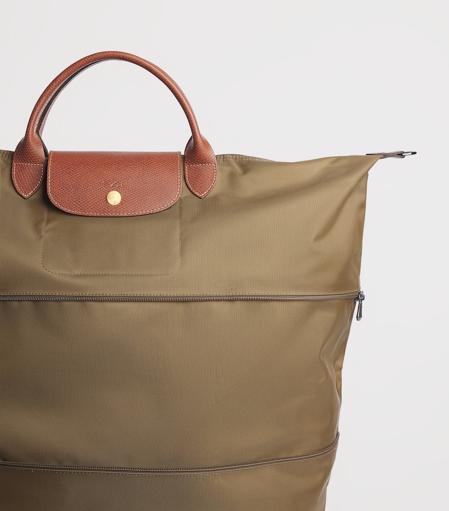 Longchamp Expandable Le Pliage Original Travel Bag Olive Image 6