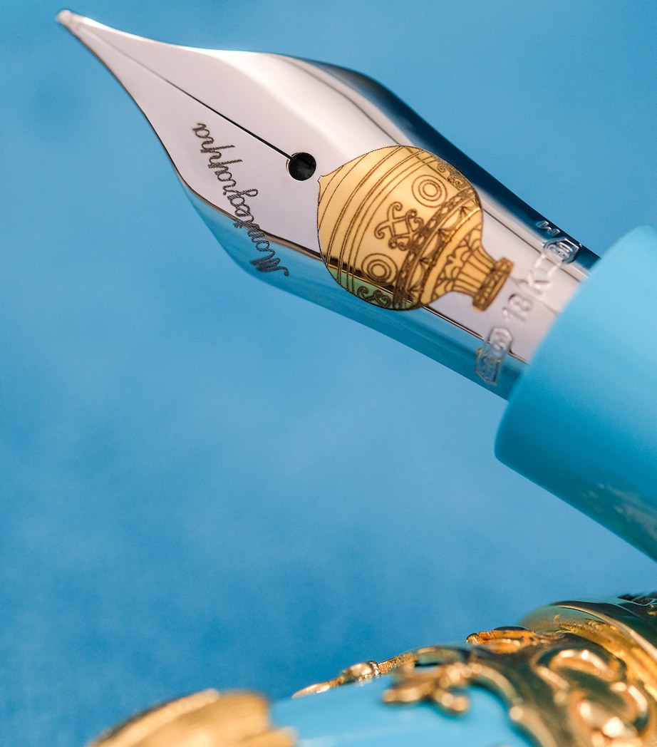 Resin and Yellow Gold Montgolfier Fountain Pen MULTI Image 7