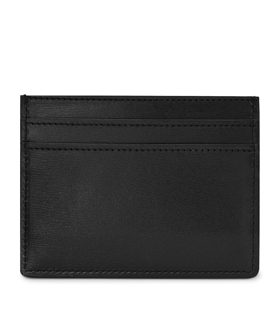 Saint Laurent Leather Monogram Card Holder Image 2