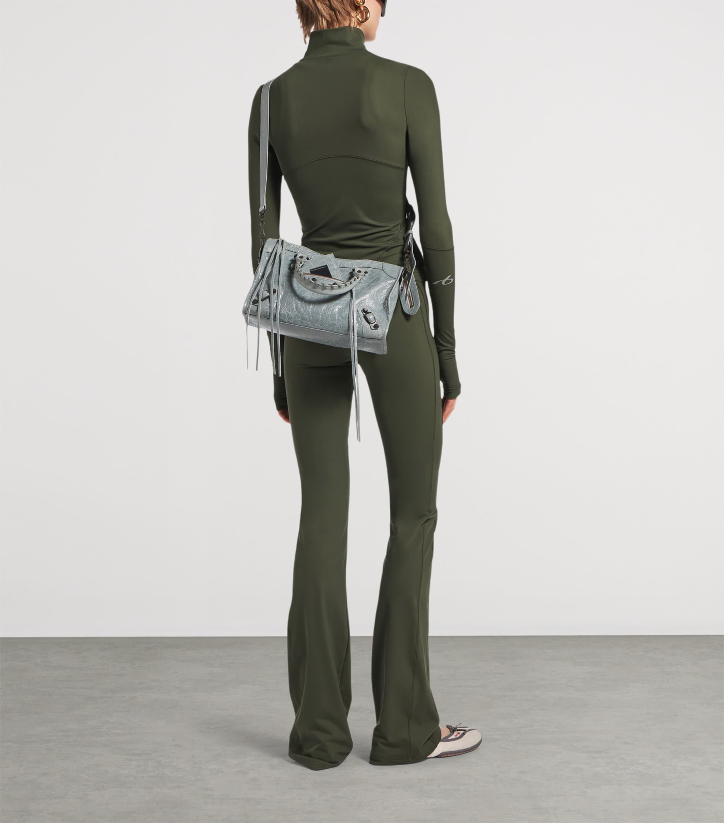 Balenciaga Small Lambskin Le City Top-Handle Bag Image 5