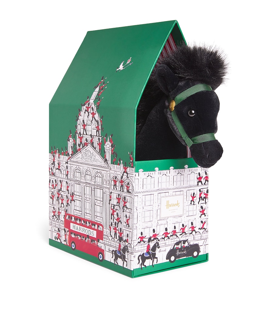 Horse Soft Toy (28cm) BLACK Image 1