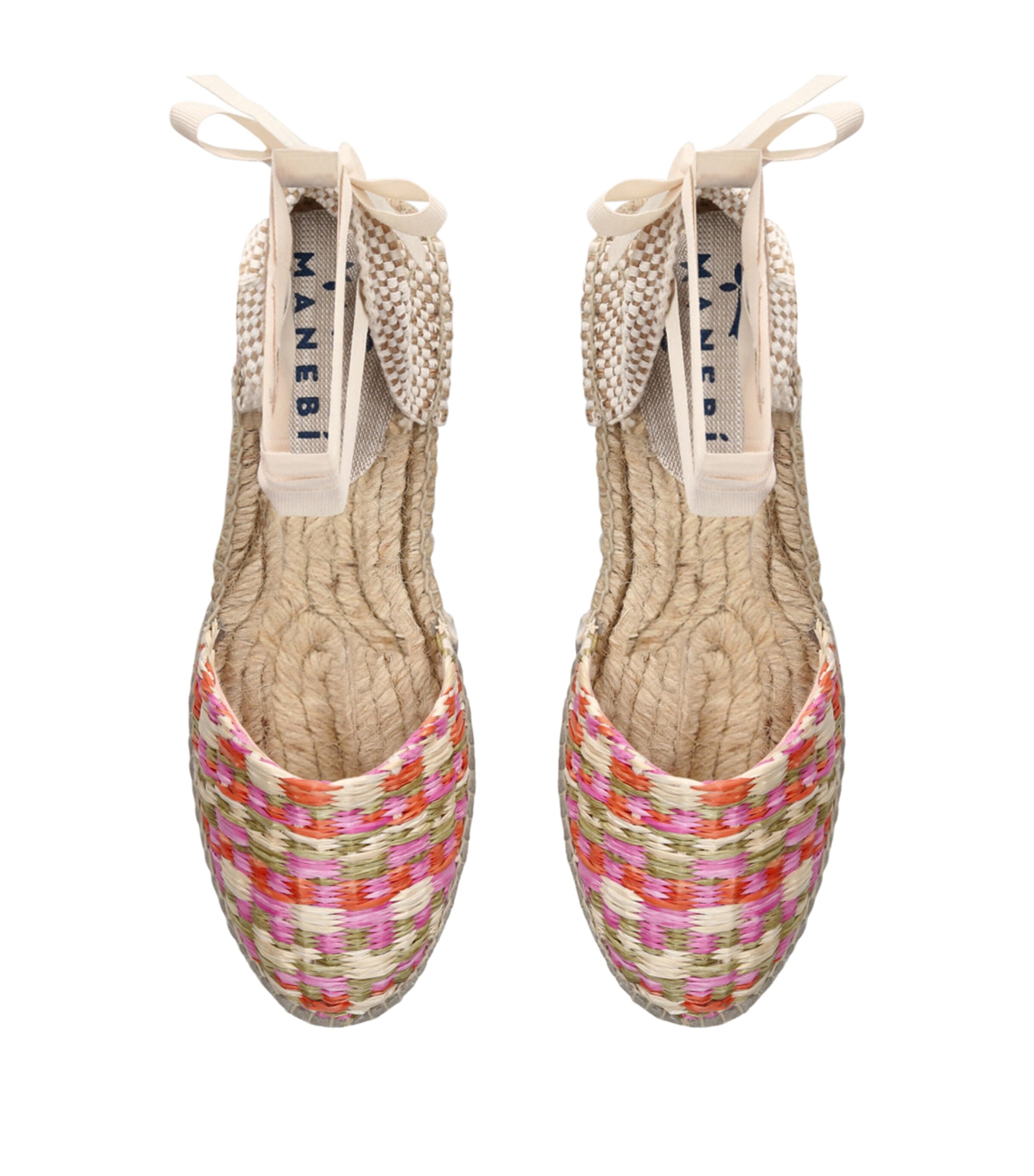 Tie-Up Yucatan Espadrilles PINK COMB Image 4