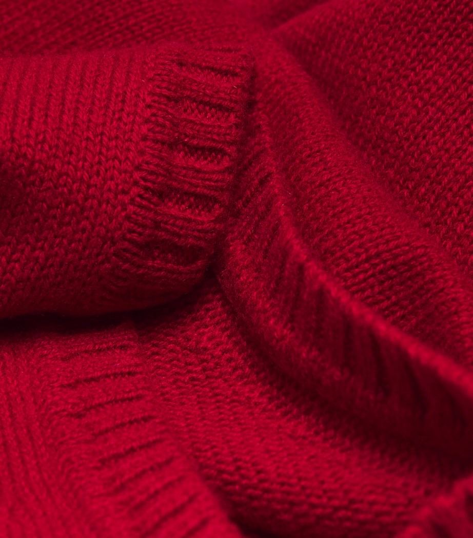 Cashmere Mazzy Sweater Vest R0023 CRIMSON Image 5