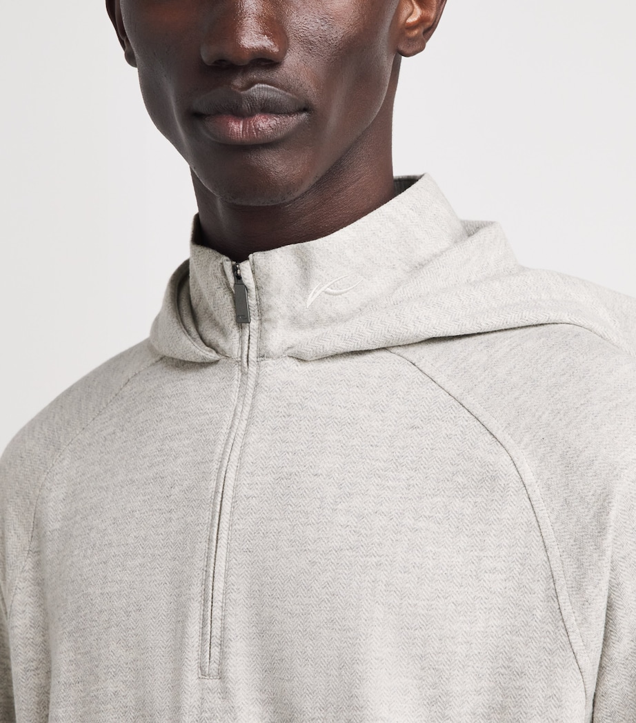 KJUS Mens Inverness Hoodie Birch/alloy Image 3
