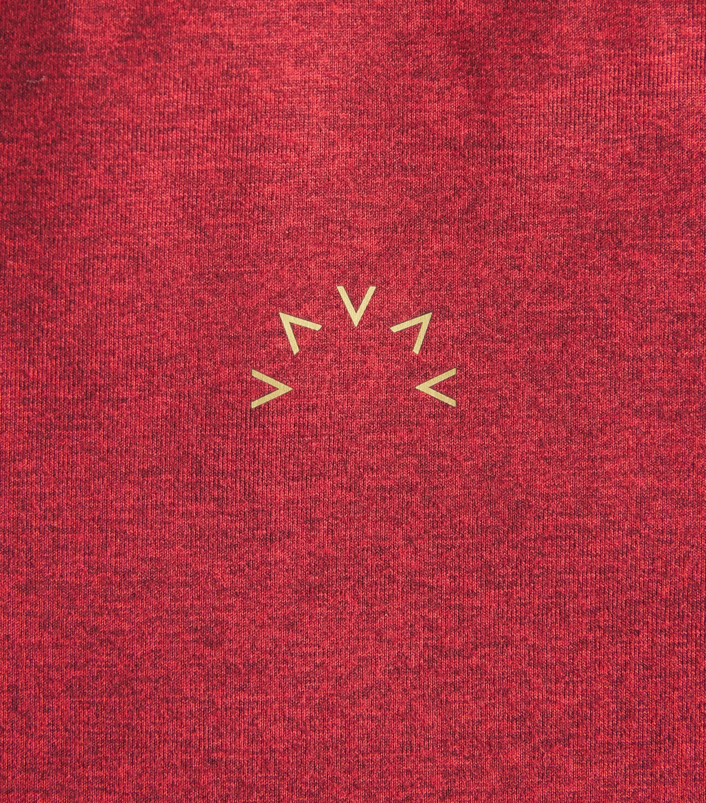 Always Warm Base Layer Top RED DAHLIA MARL Image 5