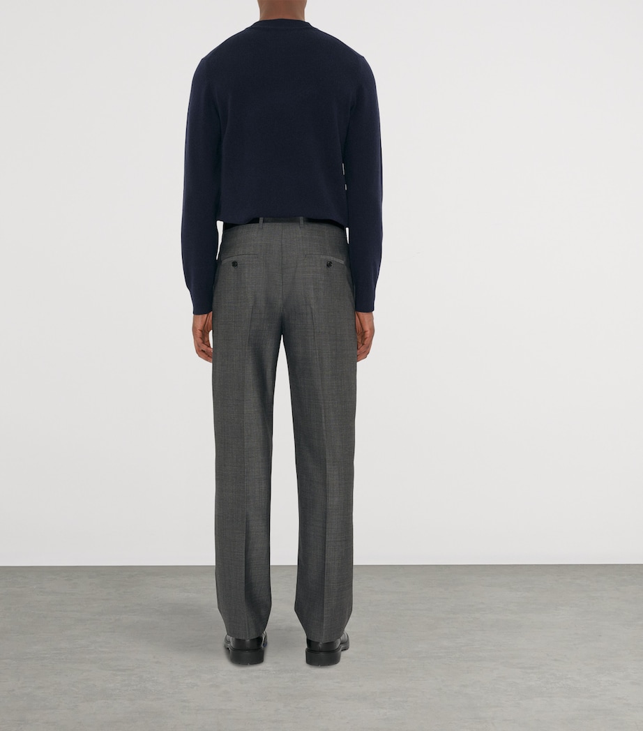 Cashmere-Blend EKD Slim Sweater NAVY Image 4