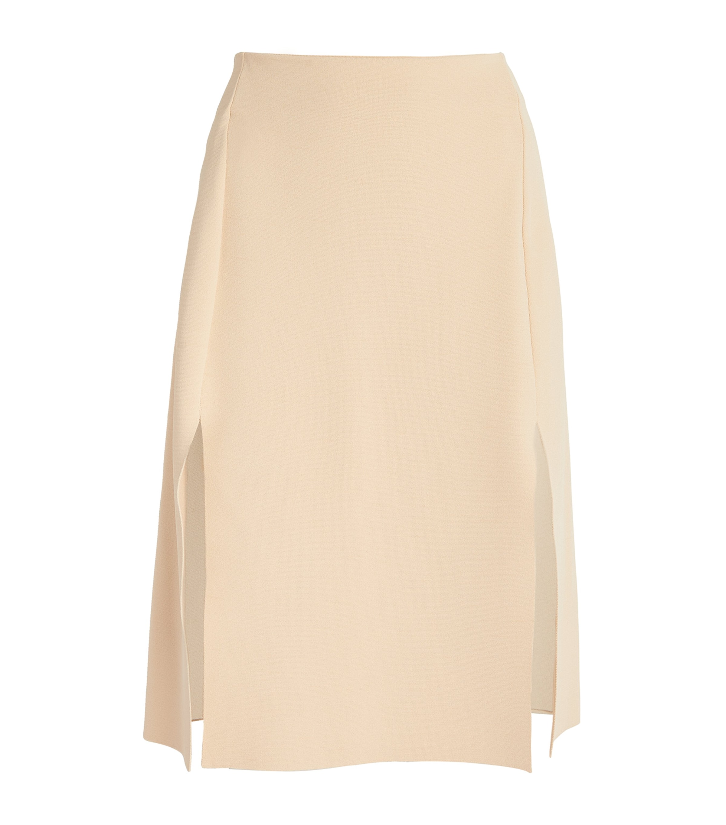 Stella Mccartney Knitted Mini Skirt In Neutral