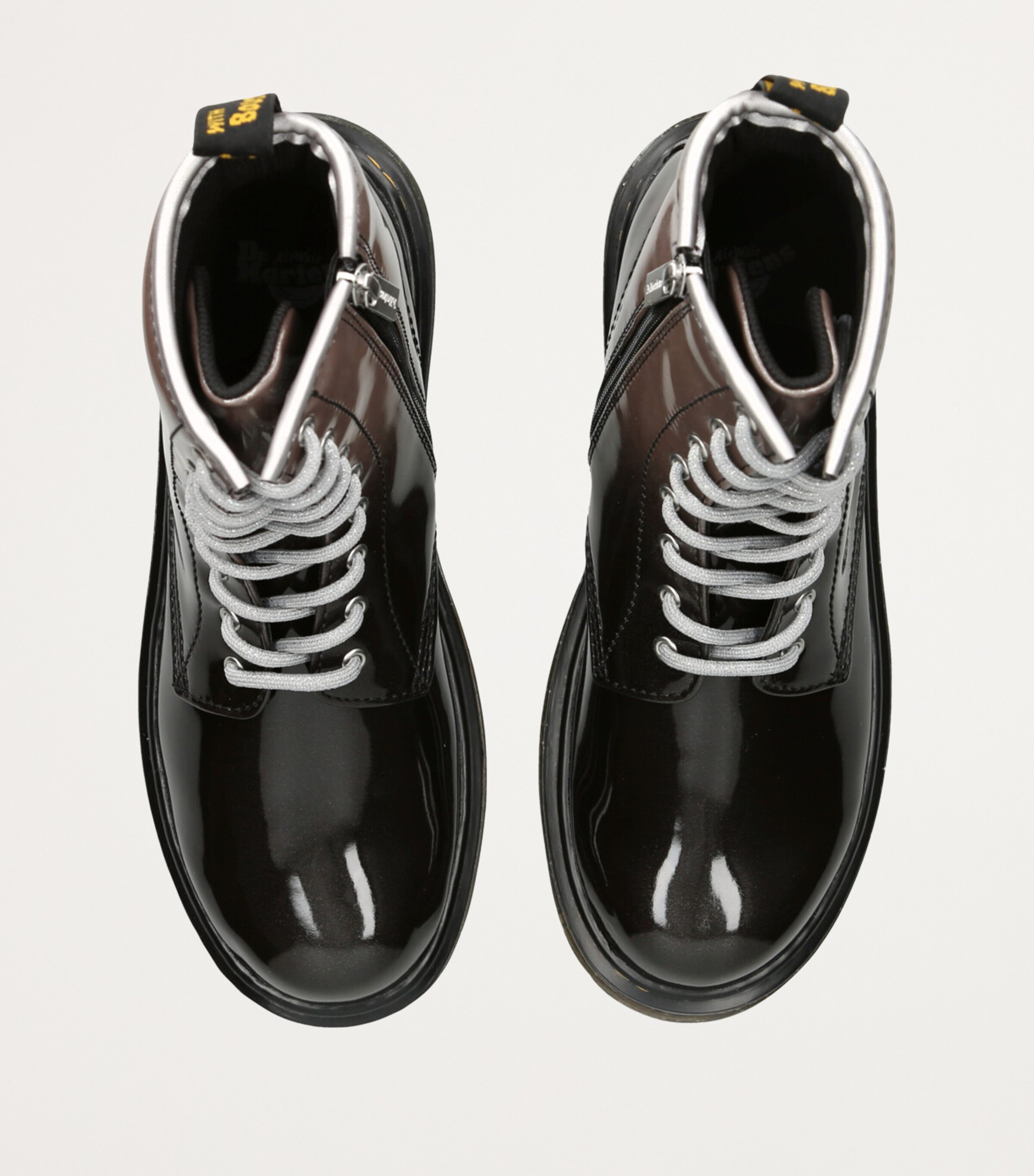 Dr. Martens Glitter 1460 Ankle Boots Silver Com Image 4