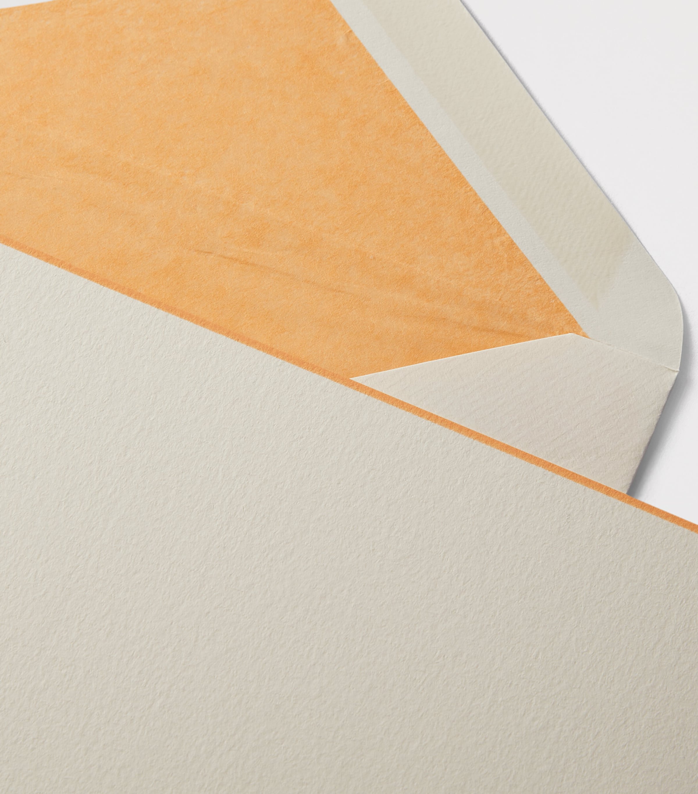 Smythson Box of 10 Correspondence Cards and Envelopes W.laid Light Orange Image 2
