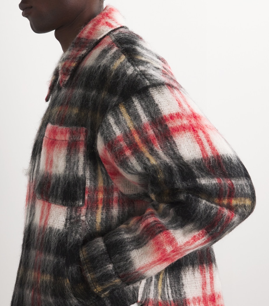Wool-Blend Check Overshirt RED/BLACK CHECK 500 Image 6