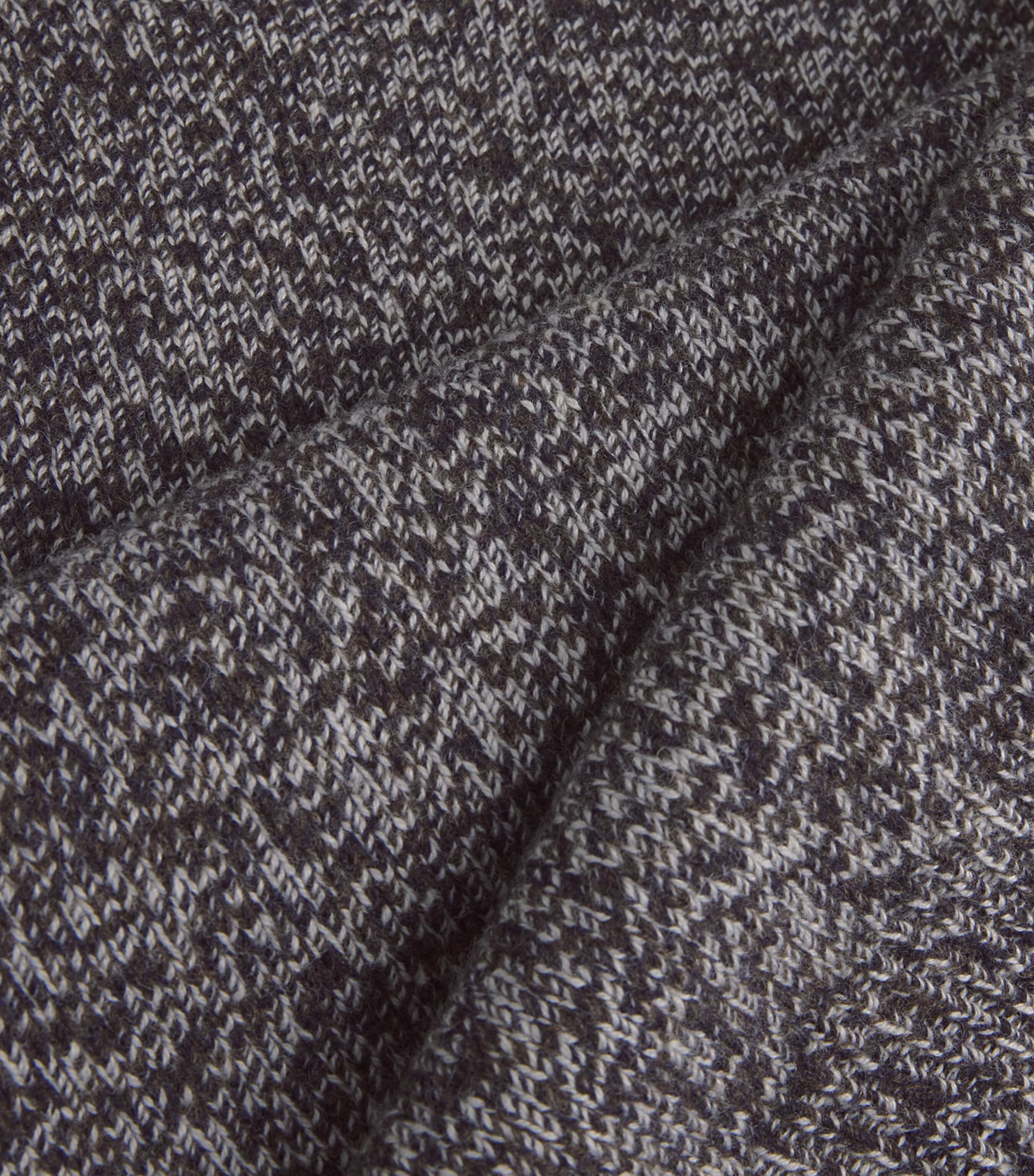 Lambswool Hemyl Sweater NAVY MOULINE Image 5