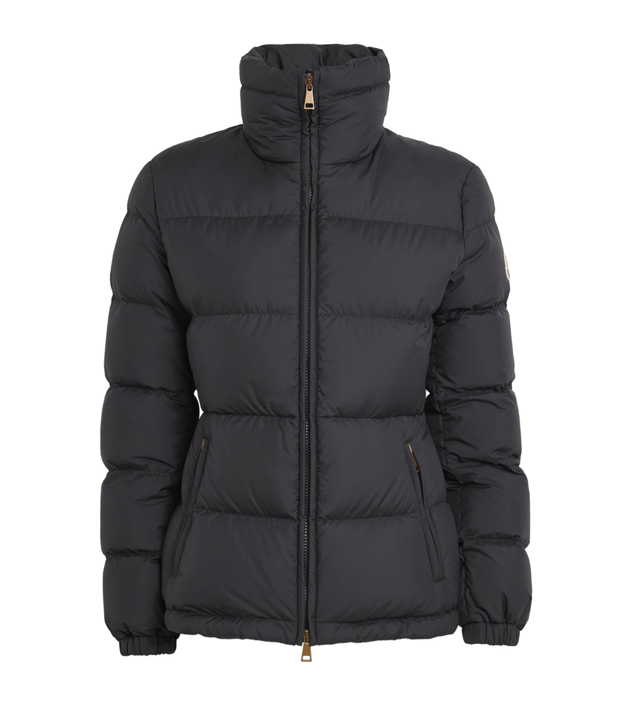 Moncler Down Dourbe Puffer Jacket In Black