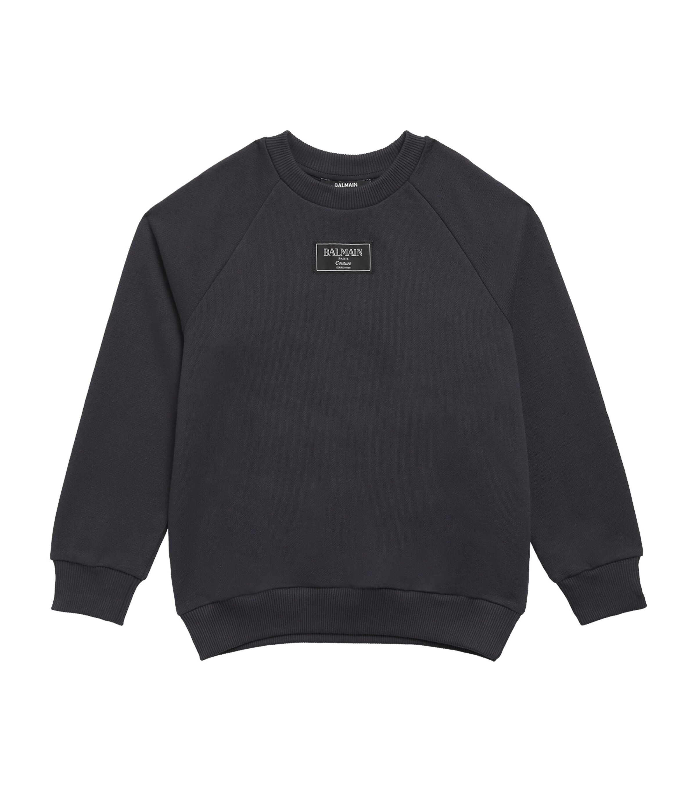 Balmain Kids Cotton Logo Patch Sweatshirt (4-14 Years) | Boys Clothing | Sweatshirts & Hoodies | Designers | Balmain | Hoodies & Sweatshirts