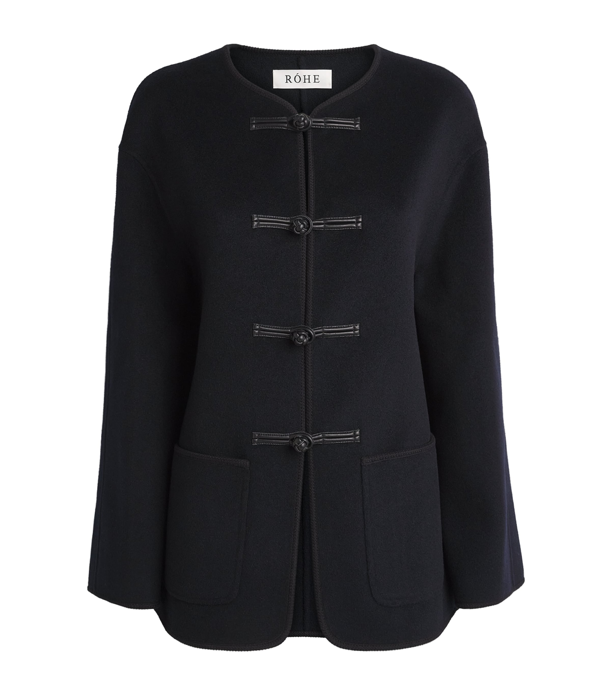 Cashmere-Wool Pankou Jacket NAVY Image 1