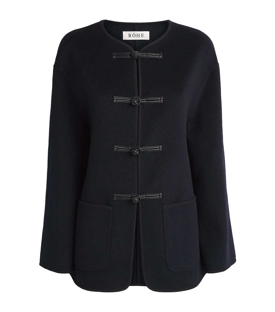 Cashmere-Wool Pankou Jacket NAVY Image 1