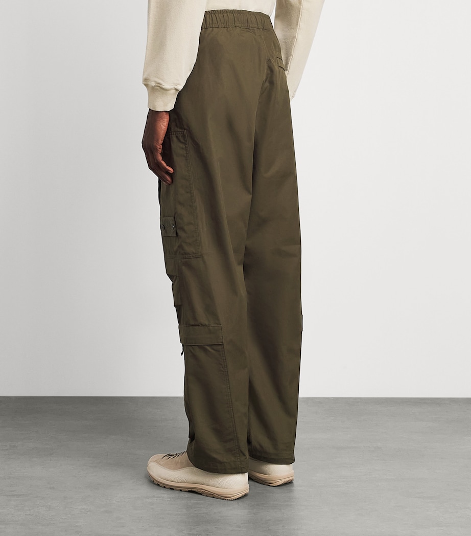 Stone Island Mens Cotton-Canvas All-Weather Ghost Trousers Image 5