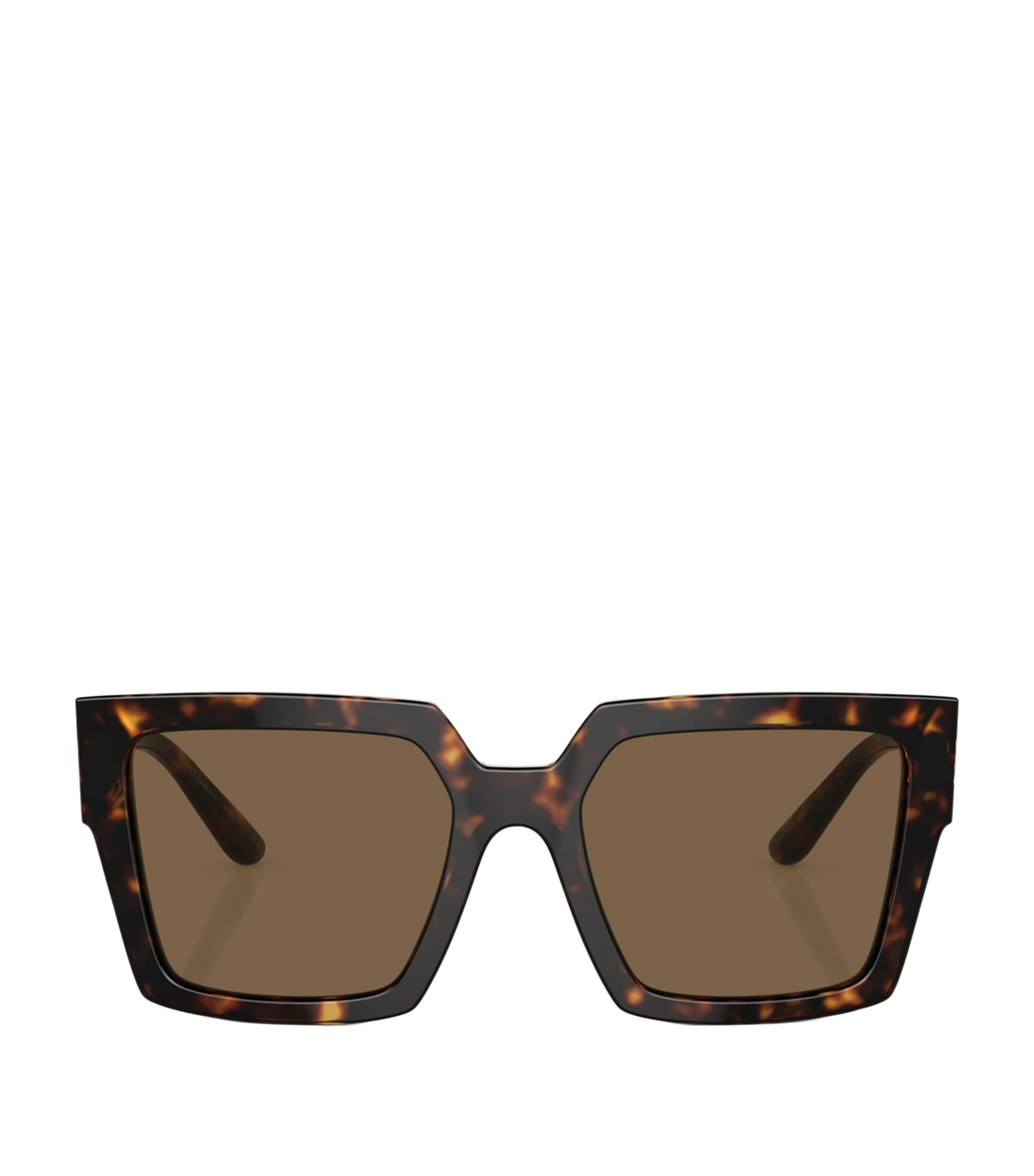 Dolce & Gabbana Tortoiseshell Square Sunglasses In Brown