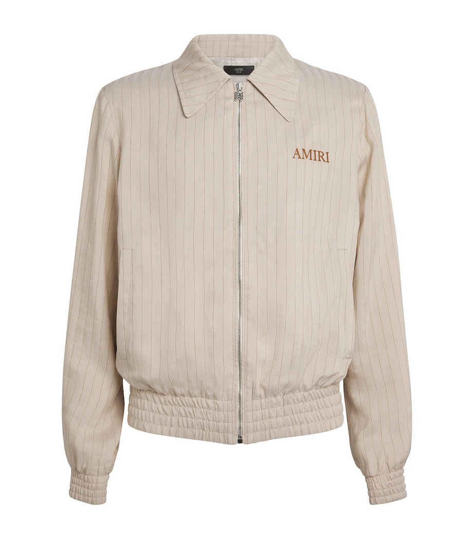 Pinstriped Jacket ALABASTER Image 1